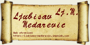 Ljubisav Medarević vizit kartica